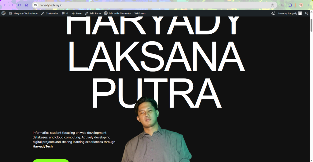 website tampilan